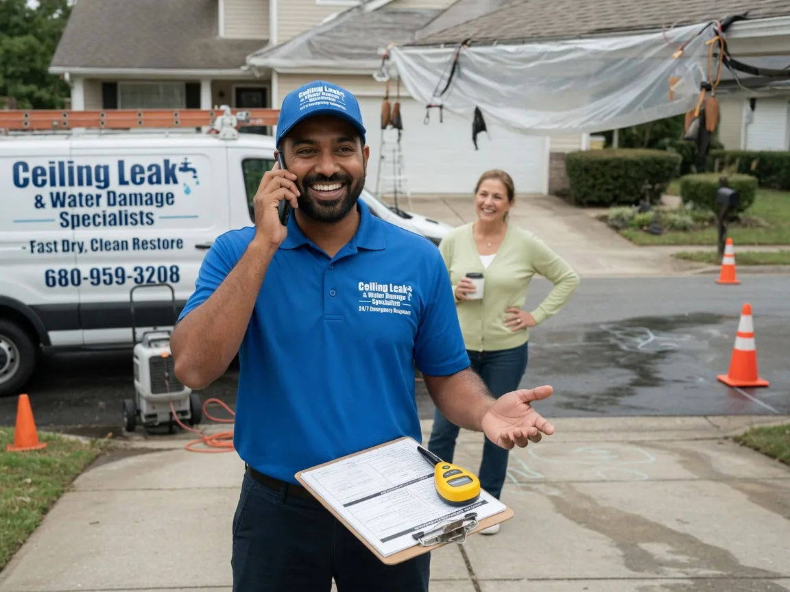 Ceiling Leak Cleanup Marathon, IA FAQs